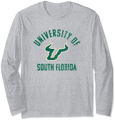 אוניברסיטת דרום פלורידה USF בולס חולצת טריקו גדולה עם שרוול ארוך