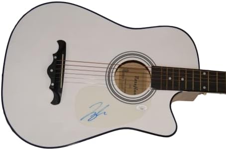 טיילר האברד חתם על חתימה בגודל מלא גיטרה אקוסטית ד 'ו/ ג' יימס ספנס אימות ג 'יי. אס. איי. קואה