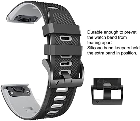 Trdybsk 22 26 ממ רצועות שעון חכמות עבור Coros Vertix 2 Smart Smartwatch רך עבור Garmin fenix 6 5x 6x