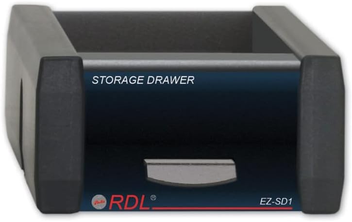 מעבדות עיצוב רדיו RDL EZ-SD1 מגירת אחסון-רוחב מתלה 1/6 עבור EZ-RA6 או EZ-CC6