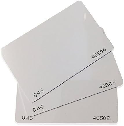 25 יח '26 סיביות CR80 כרטיסי CR80 WEIGAND PROX ריק כרטיסי החלקה הניתנים להדפסה תואמים עם ISOPROX