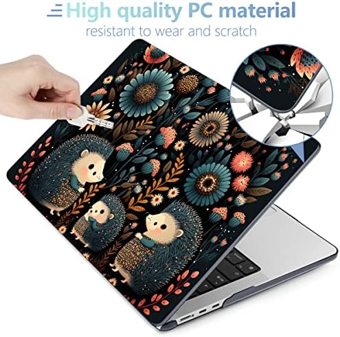 מארז Meegoodo עבור MacBook Pro 13 אינץ 'מארז 2022 2021 2020 A2338 M2/M1 A2251 A2289 חדש, מארזי מעטפת קשיחים