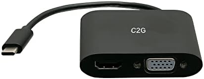 USB -C® ל- HDMI® ו- VGA MST Multiport מתאם - 4K 30Hz - שחור