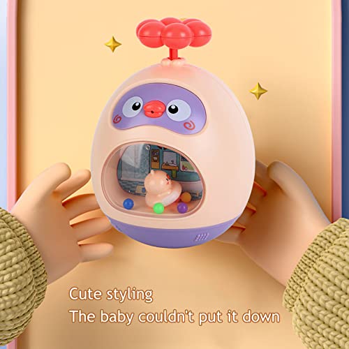 צעצוע ברווז אמבטיה לתינוקות, יכולת תיאום הולכת וגוברת חמודה מקלחת אמבטיה של ברווז לילדים ניידים למדשאה