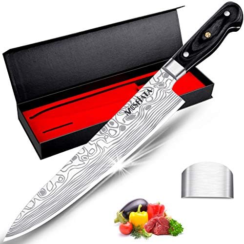סכין שף Mosfiata 10 אינץ 'סכין מטבח מקצועי סופר -חרי