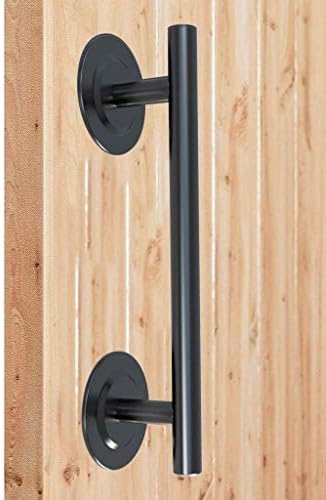 Keppd הגרסה המשודרגת יכולה להדביק ידיות דלתות זכוכית, סגסוגת אבץ מסחרית דלת אסם דלת עץ דלת העץ