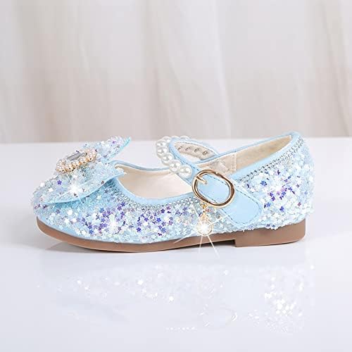 בנות שטוח עם סוליות נעלי שמלת נעלי ריינסטון קשתות נמוך העקב נסיכת פרח מסיבת חתונה עבור מים נעליים עבור בני