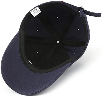 כובע כותנה כותנה כותנה של כובע בייסבול כובע אבא עם כובע מגן אבזם מתכוונן לגברים נשים
