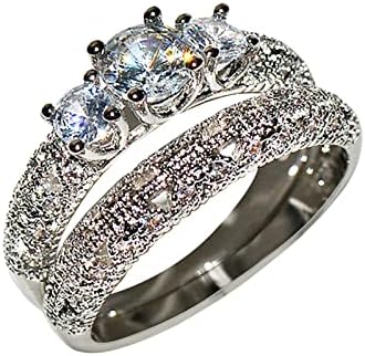 נשות אופנה לחתונה טבעת טבעת טבעת אירוסין טבעות טבעות זוגות לבני נוער