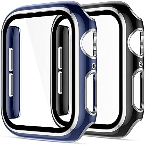 5 חבילות Charlam תואמות את Apple Watch Screen Protector Case 44 ממ IWatch SE סדרה 6 5 4