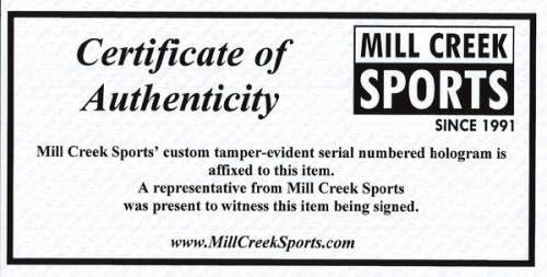 מייק קמרון חרטה על חתימה רשמית MLB בייסבול סיאטל מארינרס, סינסינטי אדומים MCS HOLO 82071 -