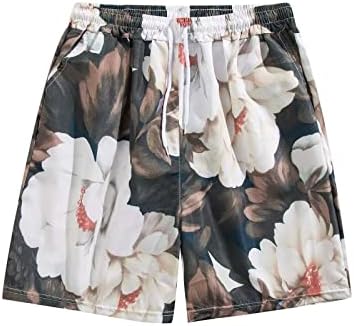 BMISEGM מכנסי חוף קיץ לגברים מגמת קיץ מודפסת מהירה של מכנסיים קצרים של גברים ומכנסי חוף מכנסיים שחייה