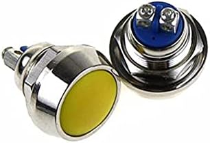 SNKB 12 ממ מתג כפתור מתכת מתג מתג צבעוני מתג צבעי נירוסטה כדורית מתג פעמון דלת קרן