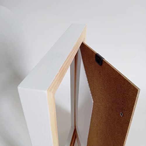 דגם Kele 5x5 מסגרות תמונה מסגרת עץ מוצק אדום, שולחן לוח פלסטיק או קיר. חלון קדמי פתיחת 4.5x4.5 אינץ