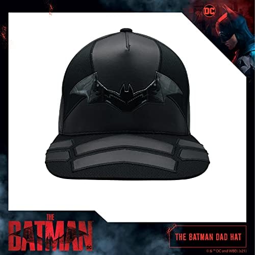 קונספט אחד את באטמן אבא כובע, שריון עיצוב למבוגרים בייסבול כובע עם שוליים שטוחים, שחור, אחד גודל