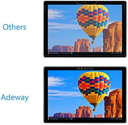 Adeway Microsoft Surface Pro 7 Plus/Surface Pro 7-12.3 אינץ 'מגן בלבד, גזרות מדויקות/זכוכית מחוסמת/אולטרה