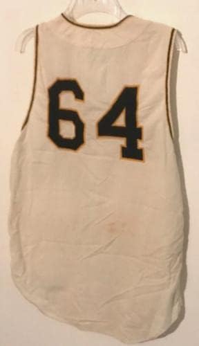 1965 פיטסבורג פיראטים פלנל סטייל סגנון בית רולינגס Size44 משחק ג'רזי משובש - משחק MLB משומש גופיות