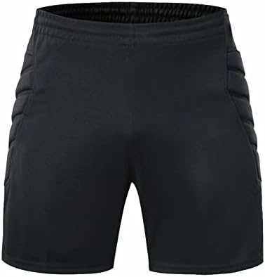 Kaerm Kiders Boys Pantere Parts Football כדורגל מכנסיים קצרים מכנסיים עם רפידות ברכיים מחליקות