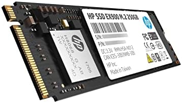 HP EX900 M.2 250GB PCIE 3.0 X4 NVME 3D TLC NAND כונן מצב מוצק פנימי 2YY43AAABC