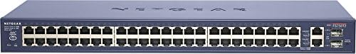 NetGear Prosafe FS750T2 48-Port 10/ 100Base-TX מתג חכם W/ 2 יציאות Gigabit