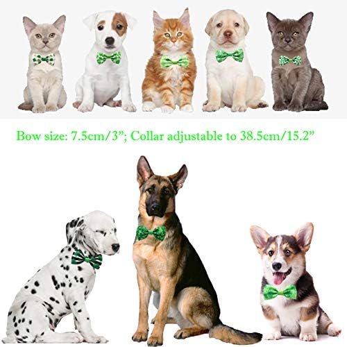 SEIS 8 PCS SAINT SAINT PATRICK DAGE DOG FOOD COULAR COLURAR CLOOVE