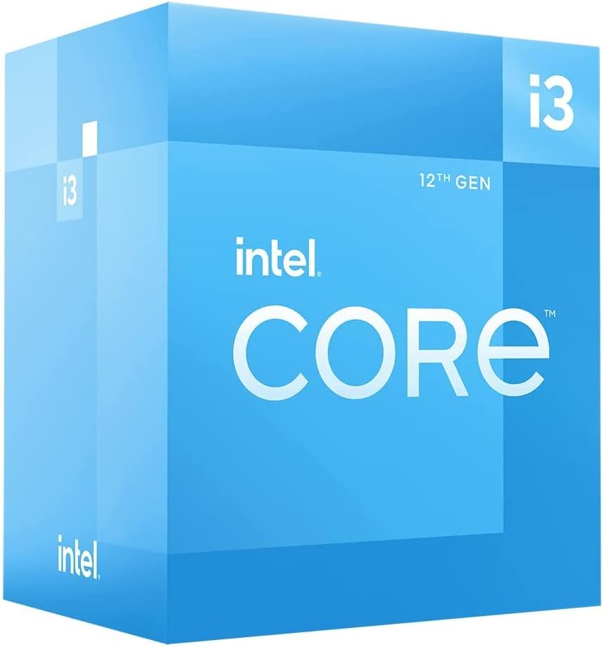 Intel Core i3-12100F שולחן עבודה & gigabyte h610m S2H DDR4
