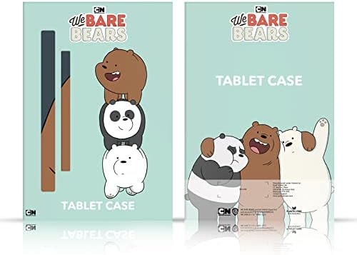 עיצובים של תיק ראש מורשה רשמית אנו חשופים דובים קבוצת 2 דמות ארט עור ארנק ארנק מארז תואם ל- Apple iPad Pro 12.9