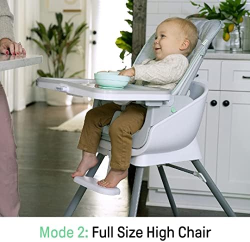 כושר המצאה שיח שעועית תינוק לילד גדול 6 ב-1 כיסא גבוה עם צרור מחזיק בקבוק תינוק בוקי