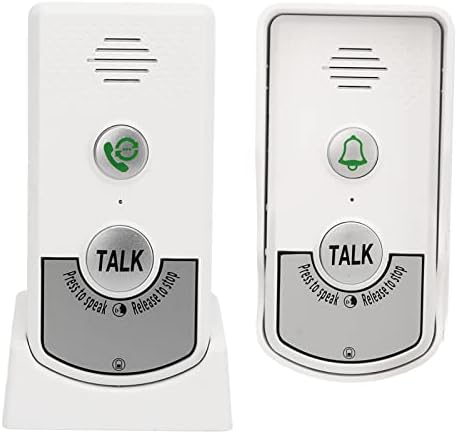 OREB פעמוני אינטרקום אלחוטיים, ניידים שני פעמון קולי של פעמון קולי אבטחה ביתית צלול