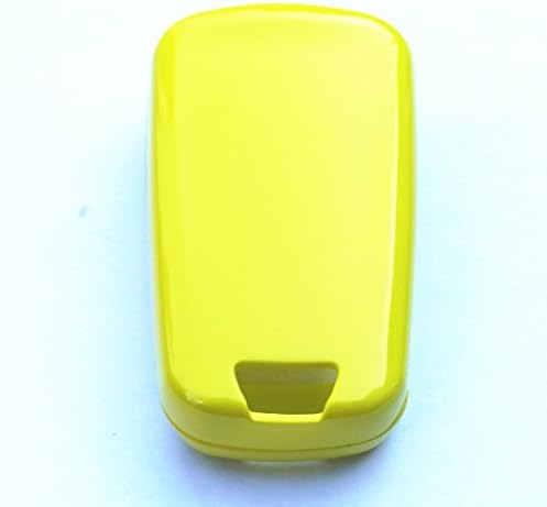 חדש צהוב צבע מרחוק מפתח מקרה כיסוי פוב עור מחזיק עבור שברולט קמארו קרוז אקווינוקס מאליבו ביואיק