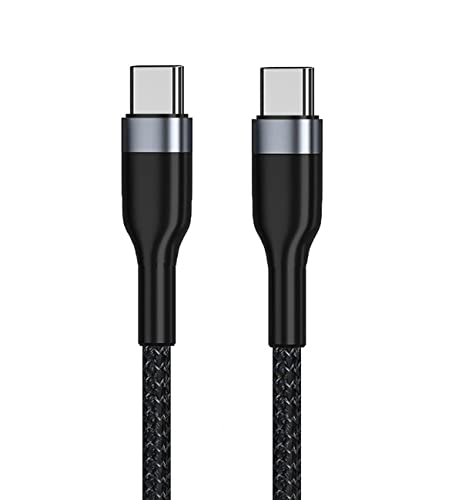 USB C ל- USB C כבל מטען מטען מהיר 60W PD 1M סוג C נתוני כוח עופרת כבל אריגה עבור MacBook Pro 2020/Air,