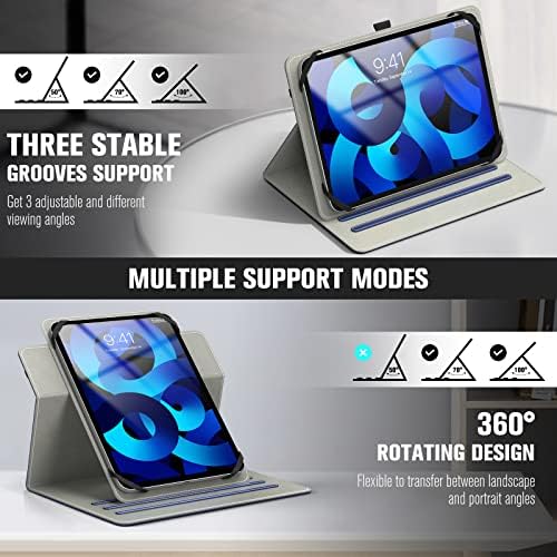 מארז אוניברסלי של Moko עבור 9 -11 iPad 10th Gen 2022/iPad Air 5th Gen/iPad Pro 11/Samsung Galaxy/Lenovo