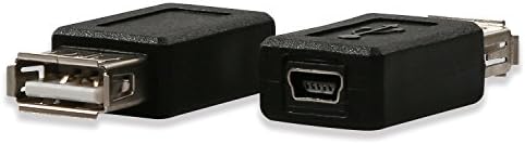 Electop 2 חבילה USB 2.0 נקבה ל- USB B Mini 5 PIN CONFERTER CONVERTERTER