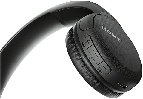 Sony WH-CH510 אוזניות Bluetooth אלחוטיות על האוזן, טעינה USB-C ומיקרופון מובנה עם Gear Gear Chute