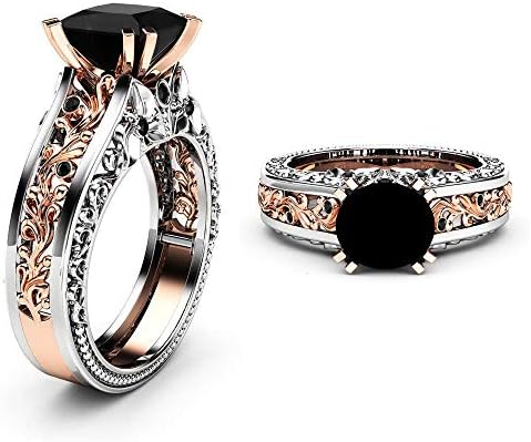 טבעת עדינה בנות טרנדיות וינטג 'טבעת סמיקולון יפה יהלום אסתטי אסתטי אסתטי טבעות לנשים