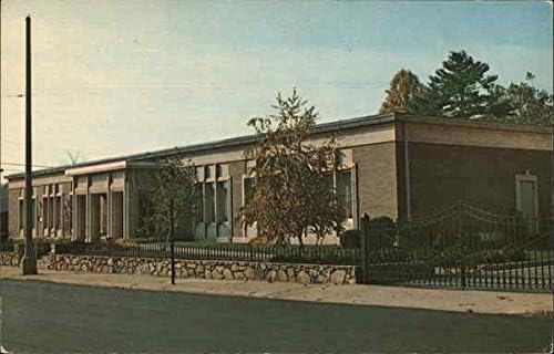 הספרייה הציבורית של מחוז הנדרסון הנדרסוןוויל, צפון קרוליינה NC גלויה וינטג 'מקורית
