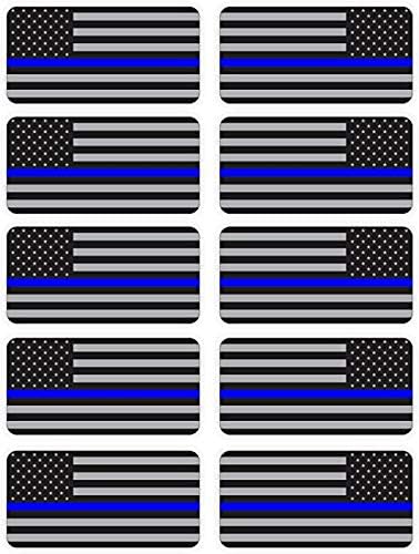 מחלקת המשטרה דגלים אמריקאים מדבקות כובע קשה/מדבקות/תוויות שחור אופניים כלי קופסאות קסדת קסדת פטריוט