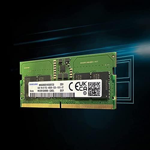 Samsung 8GB DDR5 4800MHz SODIMM PC5-38400 CL40 1RX16 1.1V SO-DIMM DIMM 262 פינים מחשב נייד MODULE MODUL