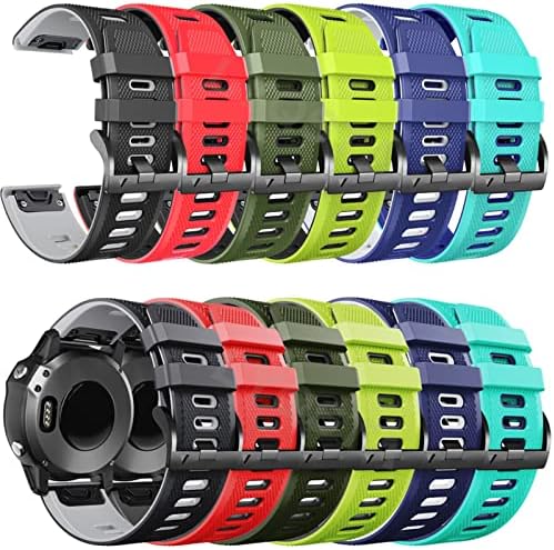 GXFCUK Watchband for Garmin Fenix ​​7 7x 6 7x 3HR 935 Enduro Silicone להקת fenix6 fenix5 צפה ברצועת שורש