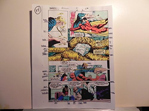 בציר ספטמבר 1992 מעז השטן צבע מדריך חתום מארי ג 'אווינס עם עמ' 34