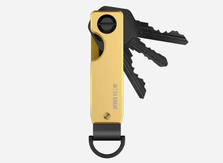 את רכס מפתח ארגונית-קומפקטי מתכתי מפתח מחזיק / מינימליסטי חדשני מחזיק מפתחות / חכם מחזיק מפתחות מאבטח 2-6 מפתחות