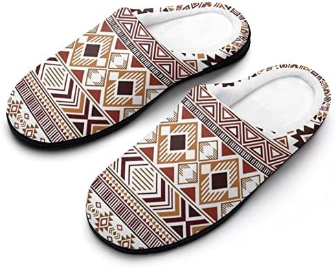 המאיה אמריקאי הודי דפוס נשים בית נעלי בית עם זיכרון קצף חם החלקה מקורה בית נעליים