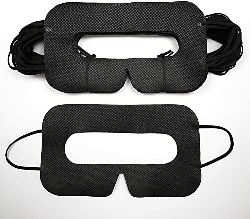 מסכת מציאות מדומה חד פעמית 100 יחידות מסכת כיסוי עיניים אוניברסלית עבור מציאות מדומה, כיסוי מסכת