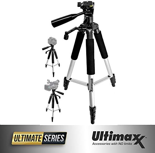 Ultimaxx 57 '' אינץ 'קל משקל מצלמה ניידת מעמד עם תיק נשיאה לכל מצלמות DSLR ומצלמות וידיאו
