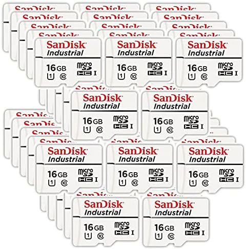 סנדיסק תעשייתי 16 ג ' יגה-בייט מיקרו כרטיס זיכרון מחלקה 10 מיקרו-איי-אס-די-סי במקרים צרור עם הכל חוץ