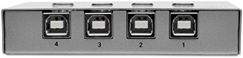 טריפ לייט U215004R U215-004-R 4-יציאה USB 2.0 מדפסת מתג שיתוף היקפי