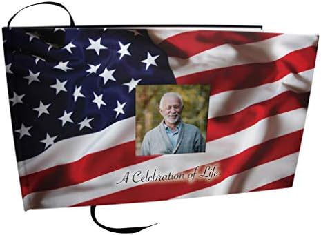 אמריקאי דגל, תמונה הלוויה ספר אורחים חגיגה של חיים, ספר אורחים להלוויה, הלוויה ספרי אורחים חגיגה של חיים, הלוויה