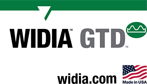 WIDIA GTD GT905157 ניצחון GT90 HP ברז, תקע צ'אמפר, חתך יד ימין, סליל יד שמאל, 3 חלילים, M12 x 1.25,