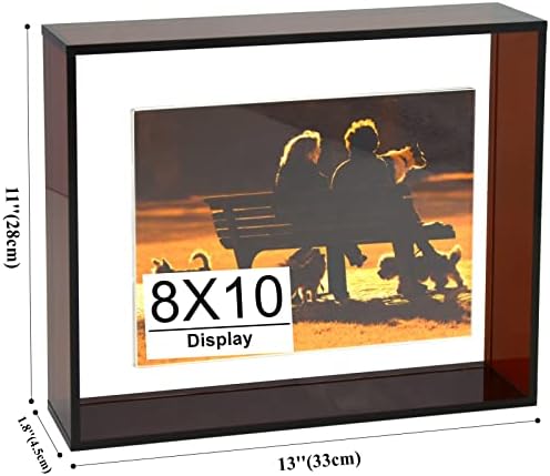 8x10 מסגרת תמונה צפה ניאון קיר אקרילי הר שולחן שולחן שולחן מסגרת שולחן מסגרת מסגרת תמונה מודרנית צבעונית