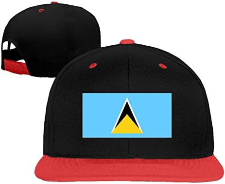 דגל של סן לוסיה היפ הופ כובע אופניים כובע בנות בנות כובע בייסבול כובע בייסבול
